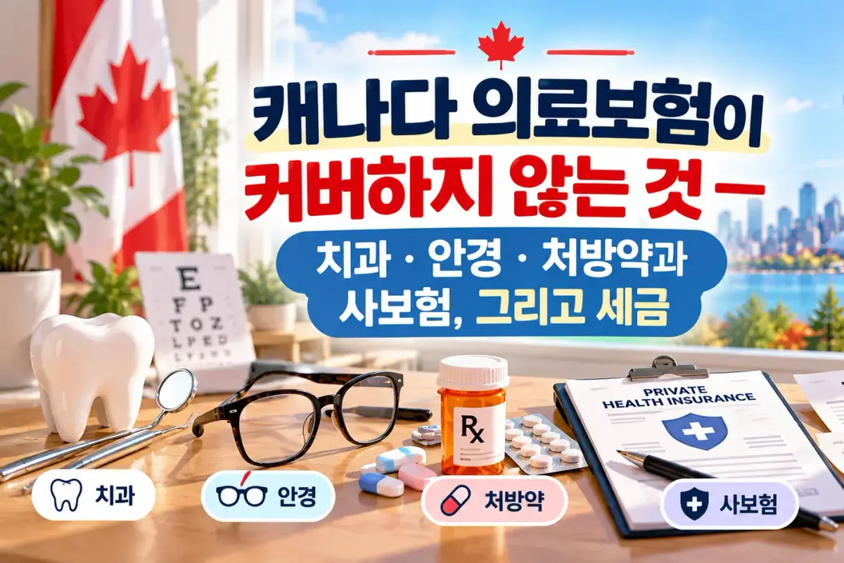 캐나다 의료보험이 커버하지 않는 것