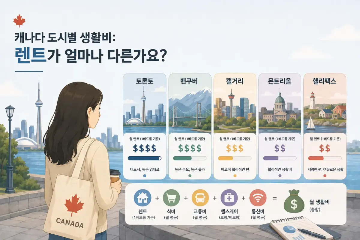 캐나다도시별생활비