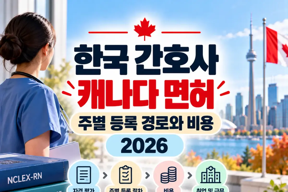 한국 간호사 캐나다 면허