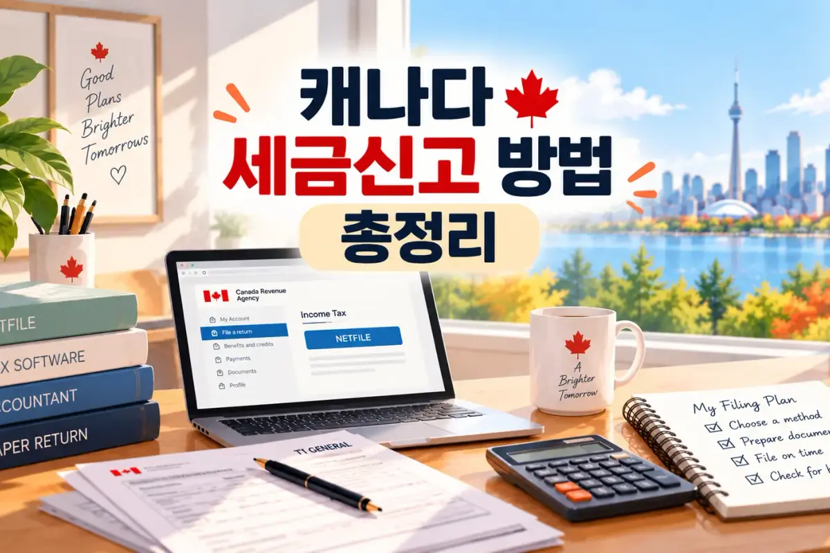 캐나다 세금신고 방법 총정리